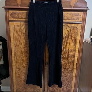 black urban outfitters corduroy stretchy flare pants